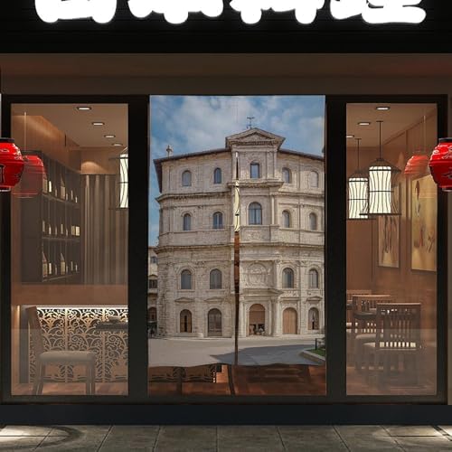 Italian Small Town Door Cover Curtain 57x17 Inches