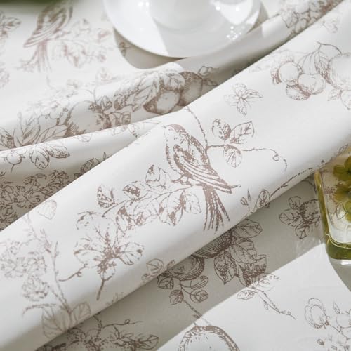 Jinchan 95 Blackout Floral Curtains 63 Inch Length Set
