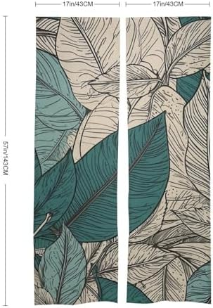 Japanese Noren Leaf Curtain 34x57 Split Door Partition Tapestry