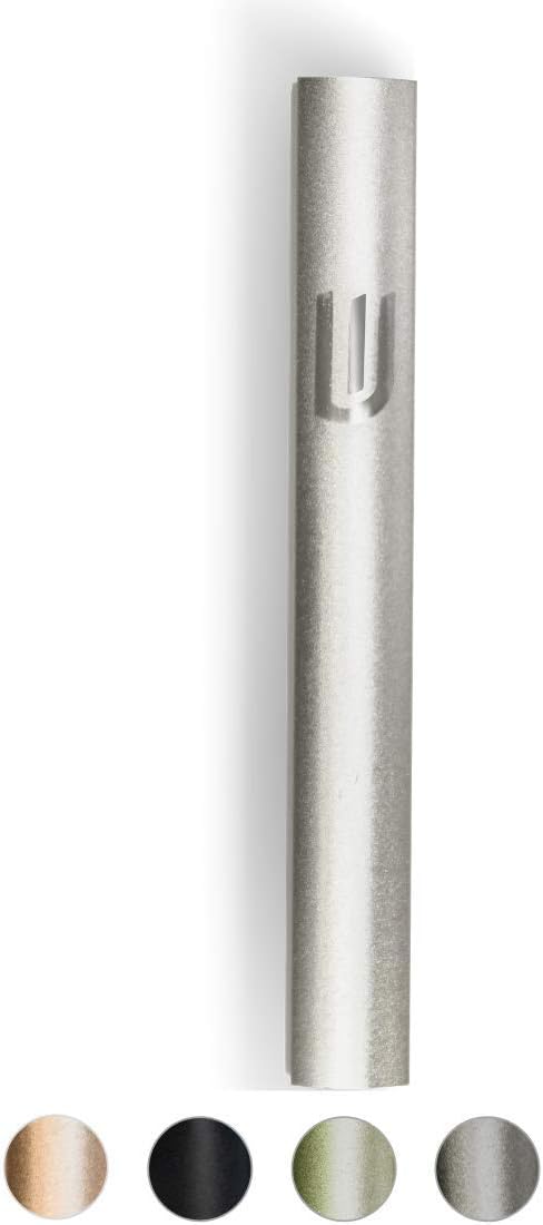 AS Mezuzot Aluminum Waterproof Mezuzah Silver 5inch