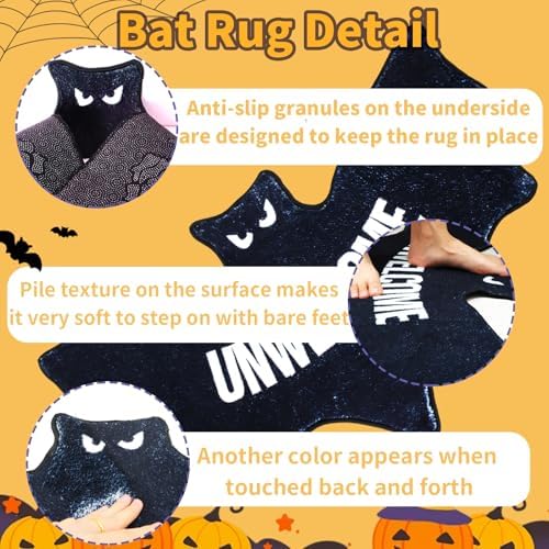 Batman Themed Bat Shape Coir Welcome Mat