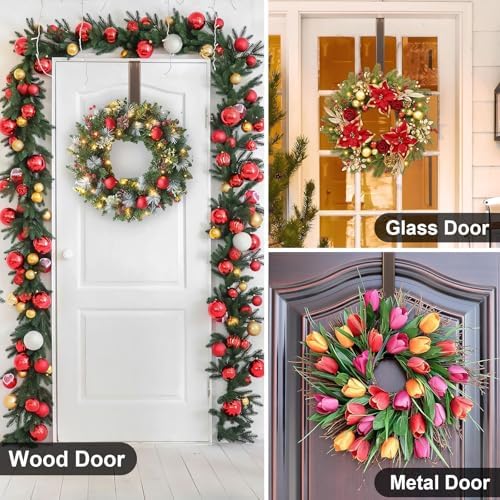 Adjustable Wreath Hanger 149-25 Inch Metal Door Hanger
