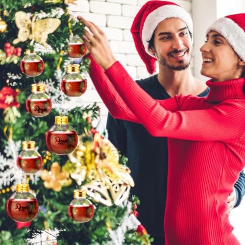 Patelai Clear Christmas Fillable Ornaments 48 Pcs