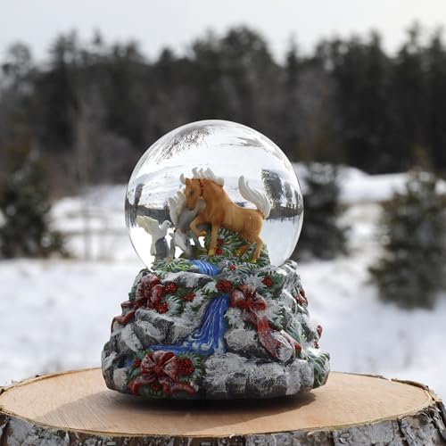 Breyer Horses 2024 Holiday Collection Musical Snow Globe