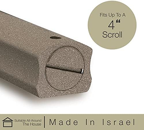 Modern Shin Aluminum Mezuzah Case for 5 Inch Scroll