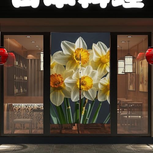 Bouquet of Daffodils Door Cover Curtain 57x17 Inches