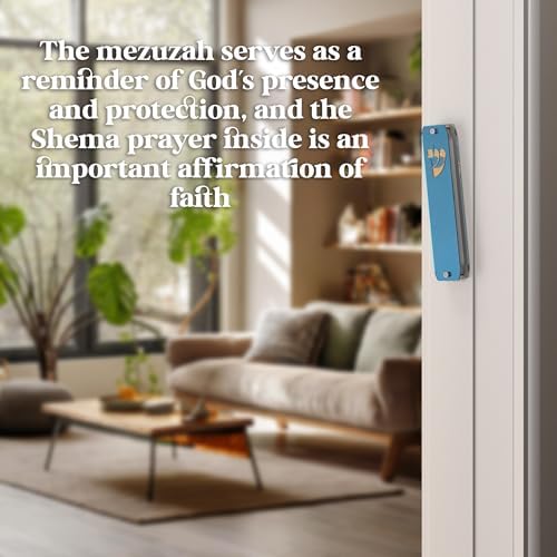TYLDUM Clear Mezuzah Case for Door