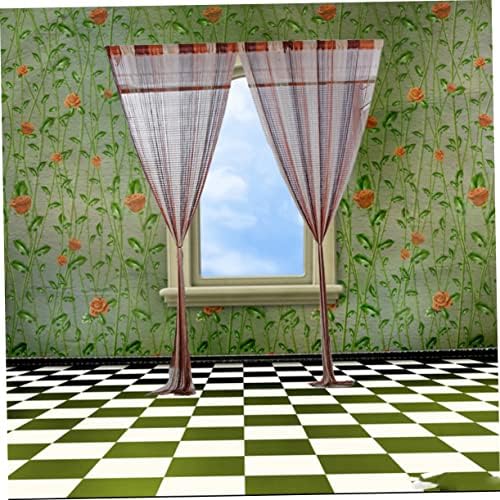 Cabilock Boho Thread Curtains for Bedroom and Living Room