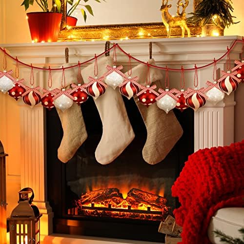 24 Pcs Shatterproof Candy Cane Christmas Ornament Decorations