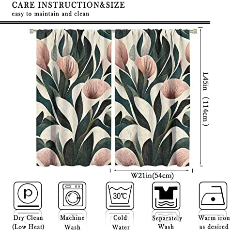 JESTRONRY Abstract Floral Curtains for Living Room Bedroom