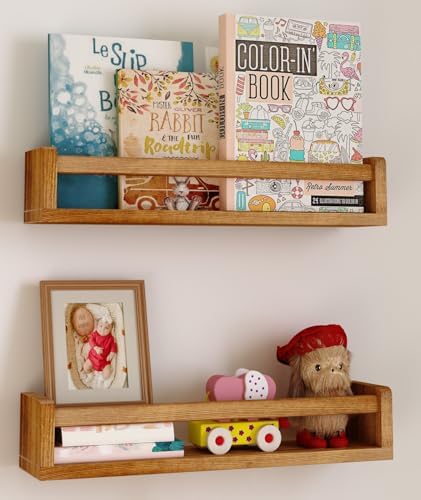 Heimlove Nursery Floating Shelves Set of 2