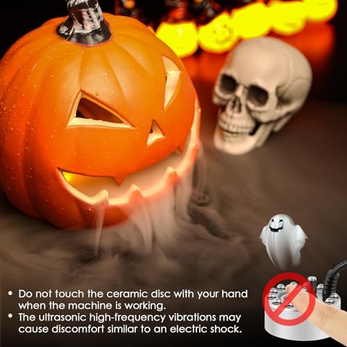 Mxmoonant 350ml H Ultrasonic Mist Maker with 12 LED Lights