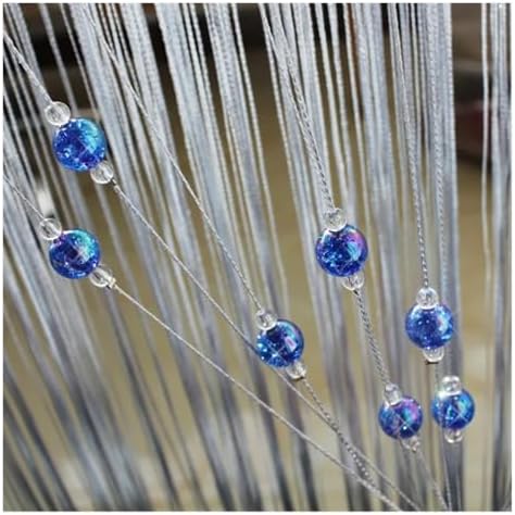 Blue String Curtains 100x275cm Porch Room Divider