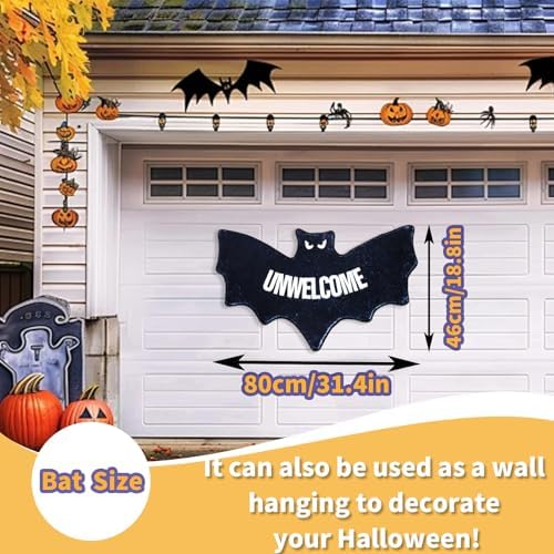 Batman Themed Bat Shape Coir Welcome Mat