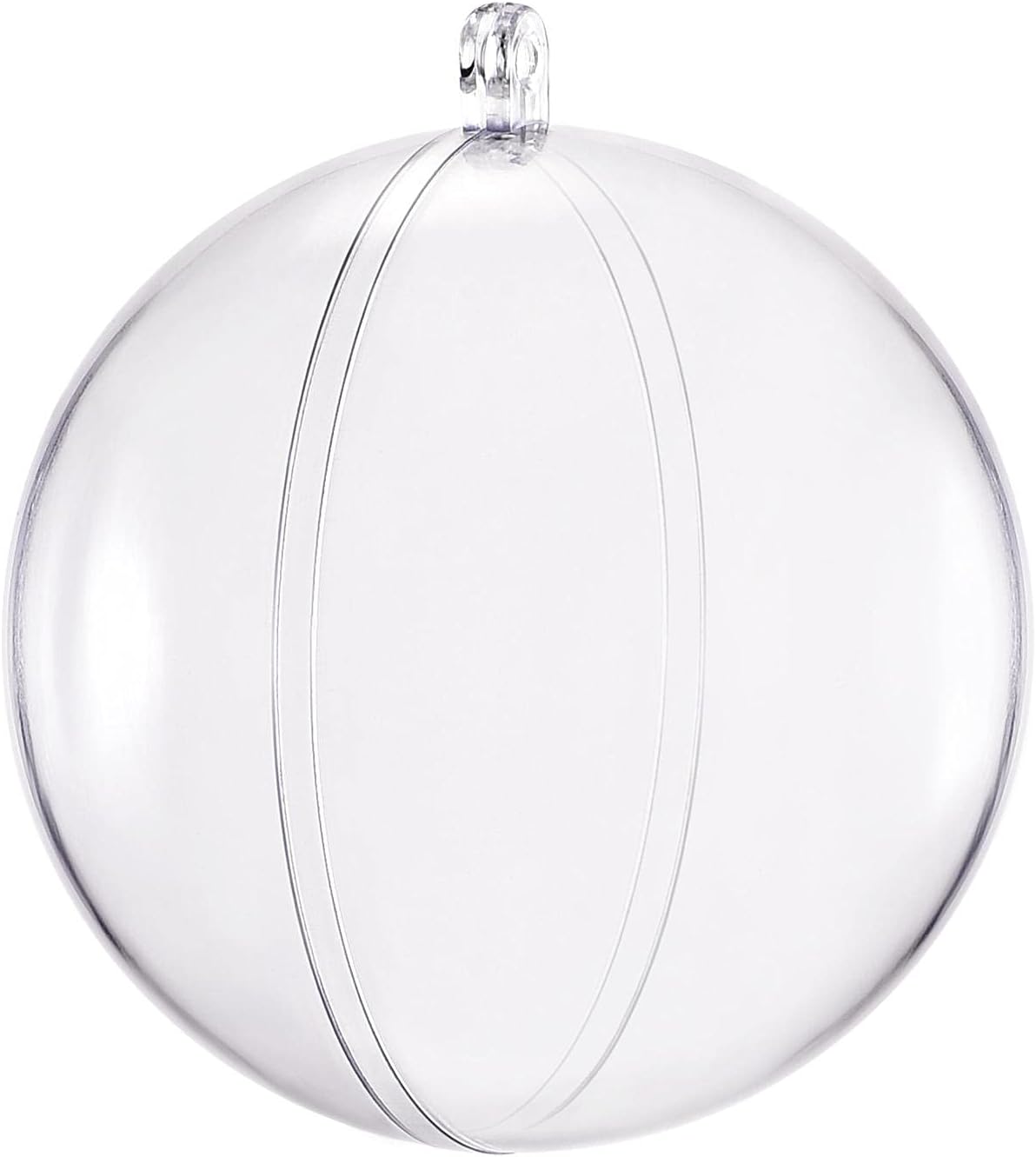 Uxcell 6pcs 2 38 Inch Clear Plastic Ornaments Ball