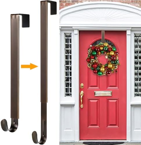 Adjustable Wreath Hanger 149-25 Inch Metal Door Hanger