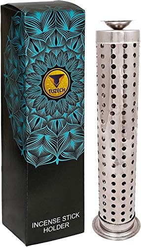 Tuzech Steel Sage Incense Holder with Ash Catcher