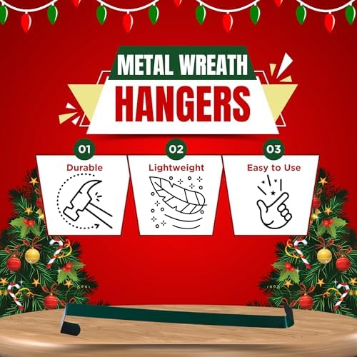 BOSS CLASS 2 Christmas Green Wreath Hangers