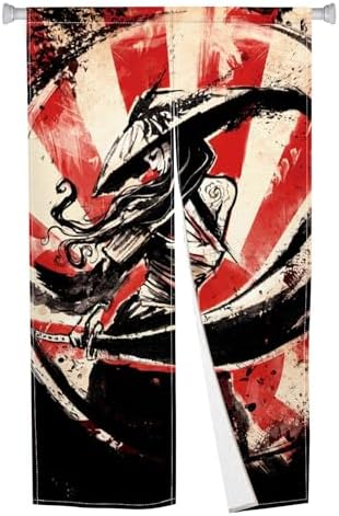 Traditional Japanese Noren Door Curtain 34x60 Inches