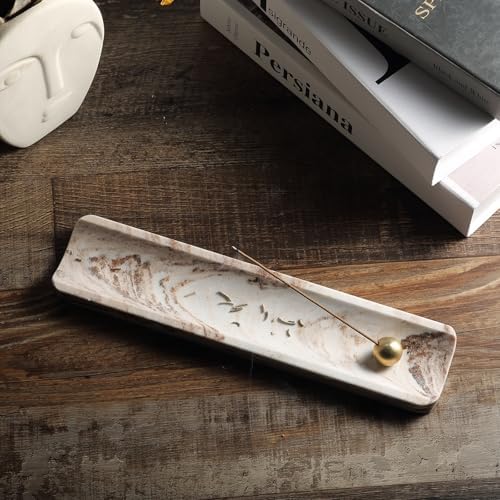 Koville Italian Marble Incense Holder for Sticks