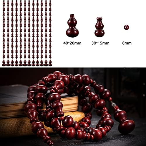 KDDEON Natural Wood Bead Curtain for Doorway Decorations