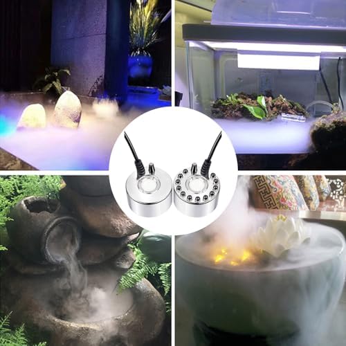 Ultrasonic Mist Maker Fogger with Light and Volume Control