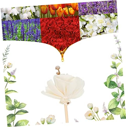 Zerodeko 5pcs Natural Rattan Diffuser Sticks for Home Fragrance