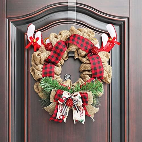 Blingkingdom 2pcs Clear 12 inch Wreath Hanger Hook for Doors