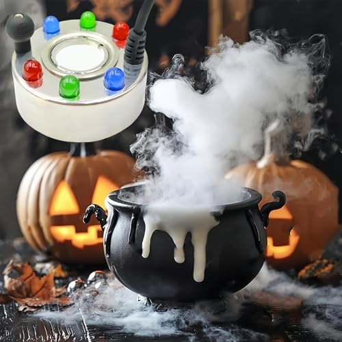 Halloween Party Mist Maker with 6 LED Lights