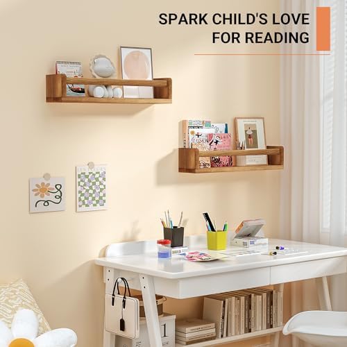 Heimlove Nursery Floating Shelves Set of 2