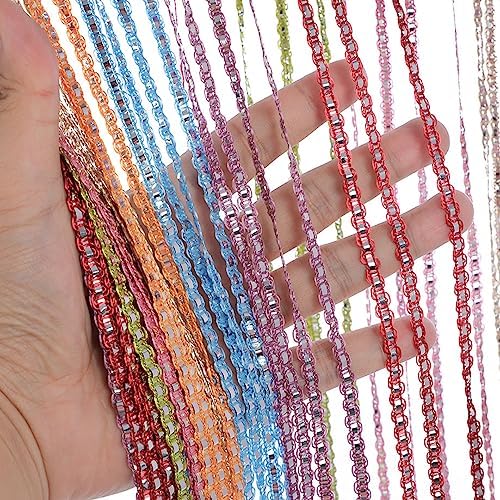 Rainbow Door Curtain with Tassels - 3937x7874 Inch