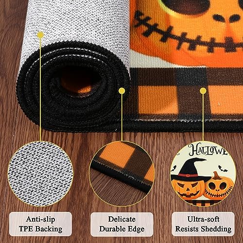 Pauwer Halloween Decorations Runner Rug 2x6