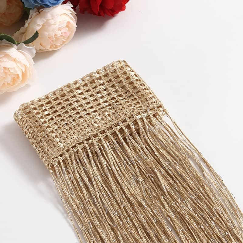 100x200cm Shiny Tassel Curtain Valance Panel 1