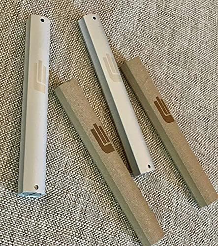 Modern Shin Aluminum Mezuzah Case for 5 Inch Scroll