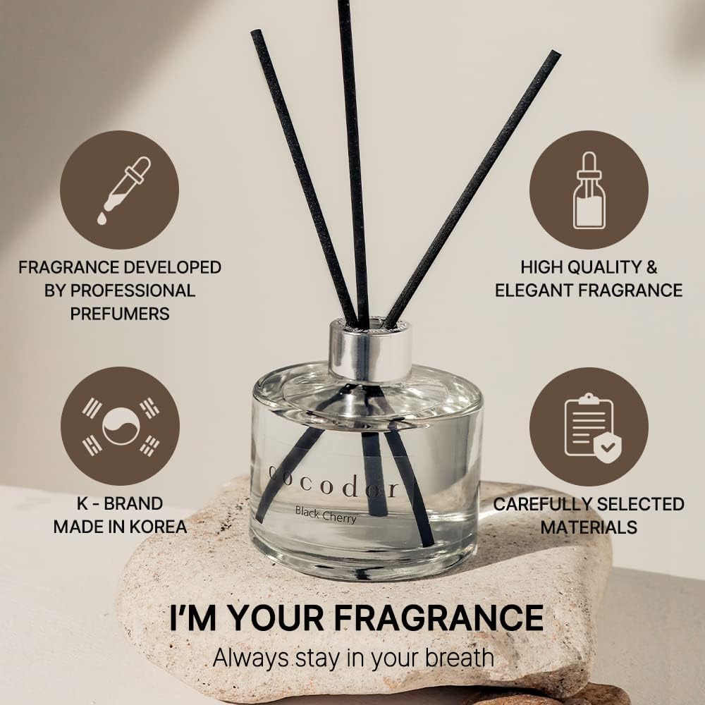 Cocodor Black Cherry Reed Diffuser Set 67oz