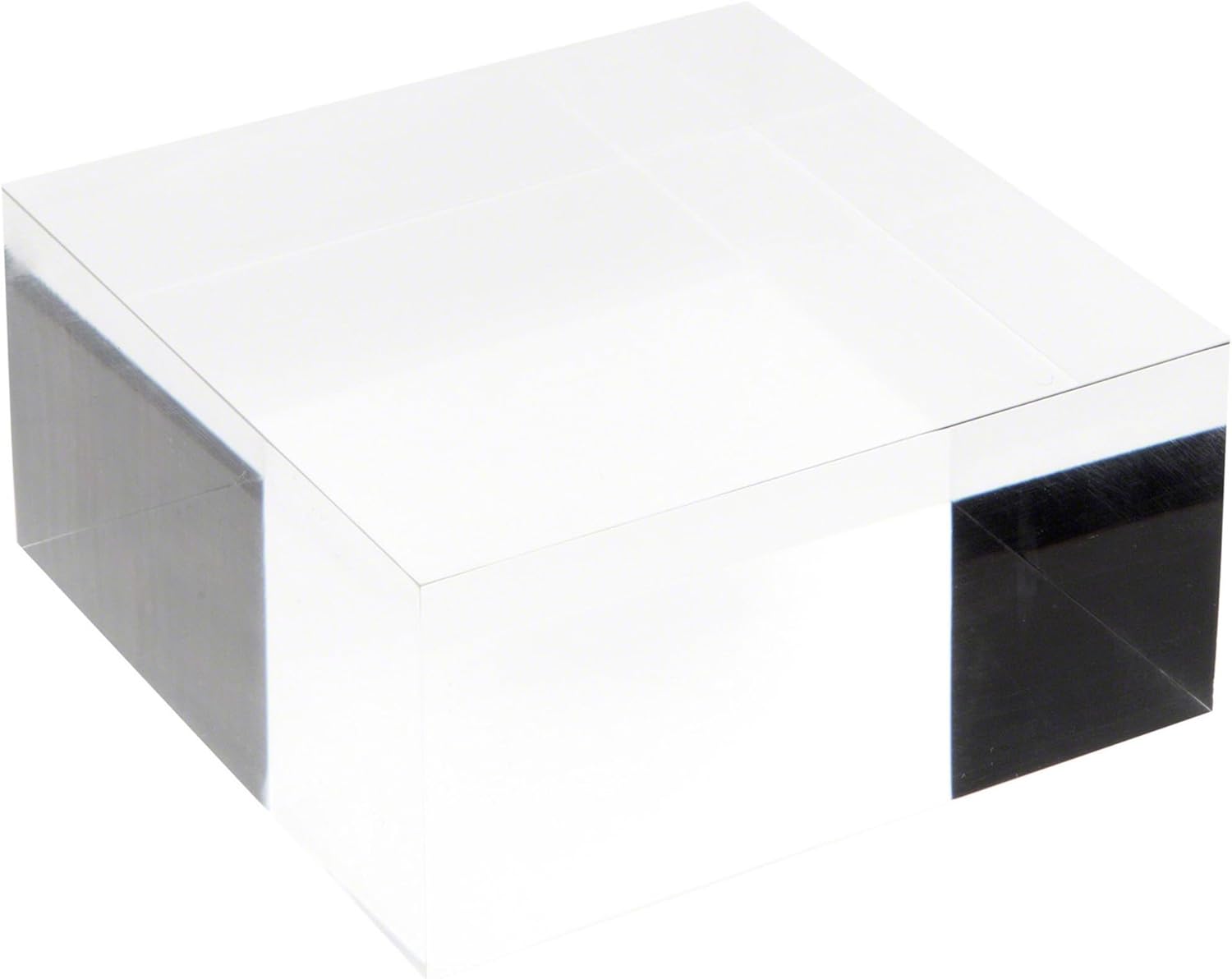 Plymor Clear Acrylic Square Display Block 2x4x4 Inches