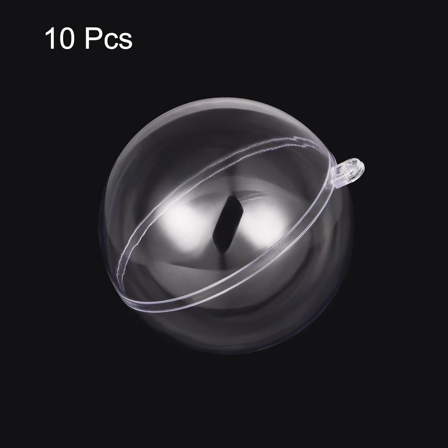 UXCELL 10PCS 2 38 Inch Clear Plastic Ornaments Ball