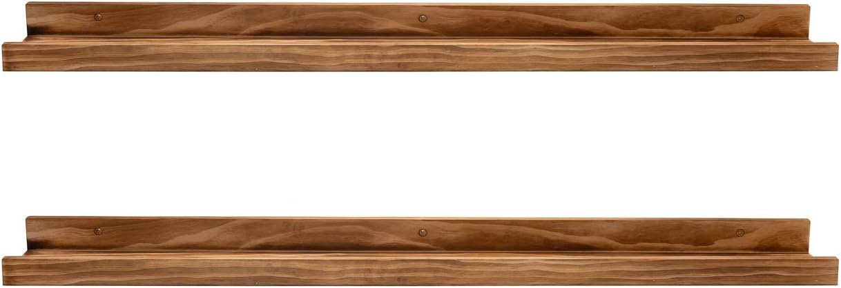 AZSKY Rustic Floating Shelves Set of 2 for Wall Display