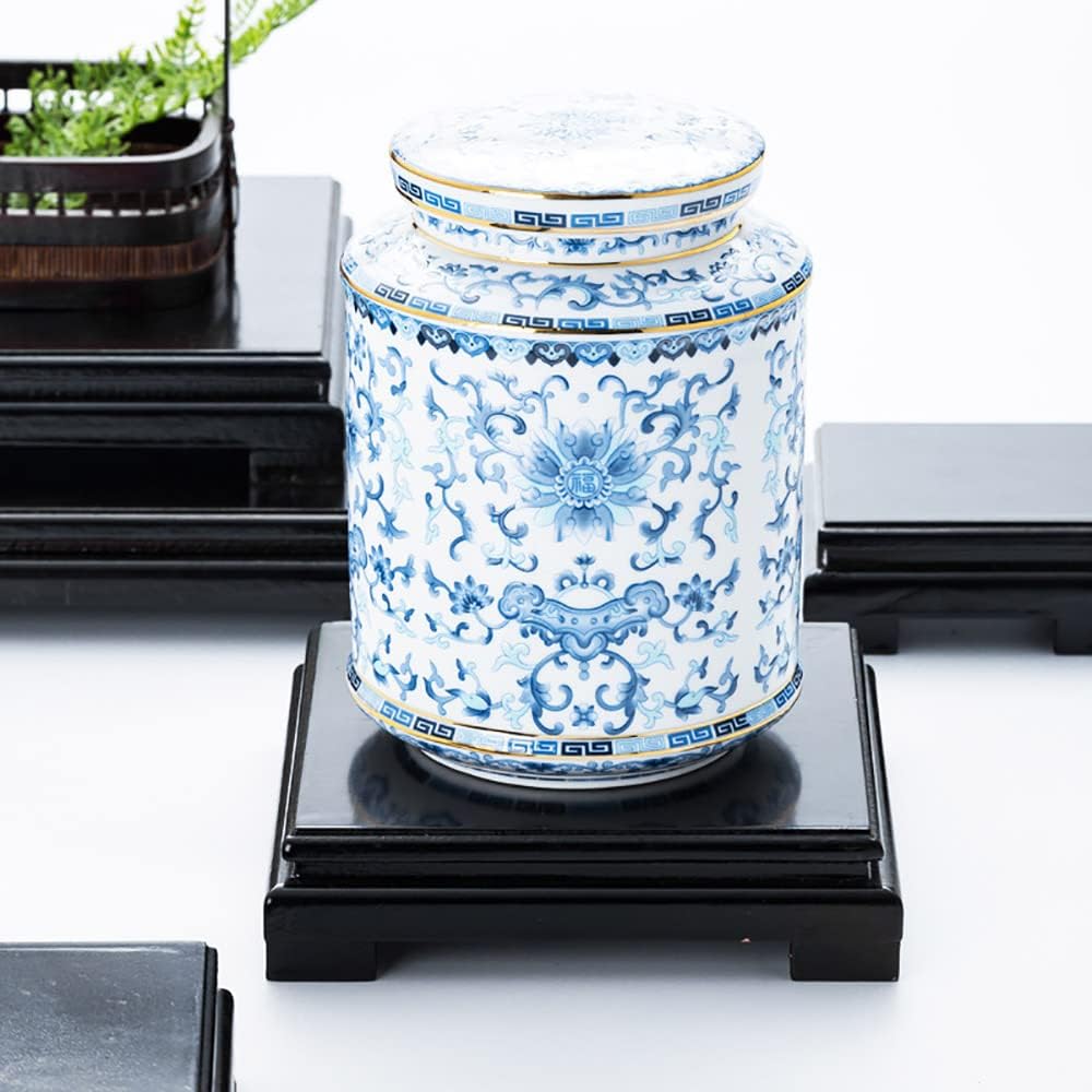 GOLDYWENDY Square Solid Wood Pedestal Stand