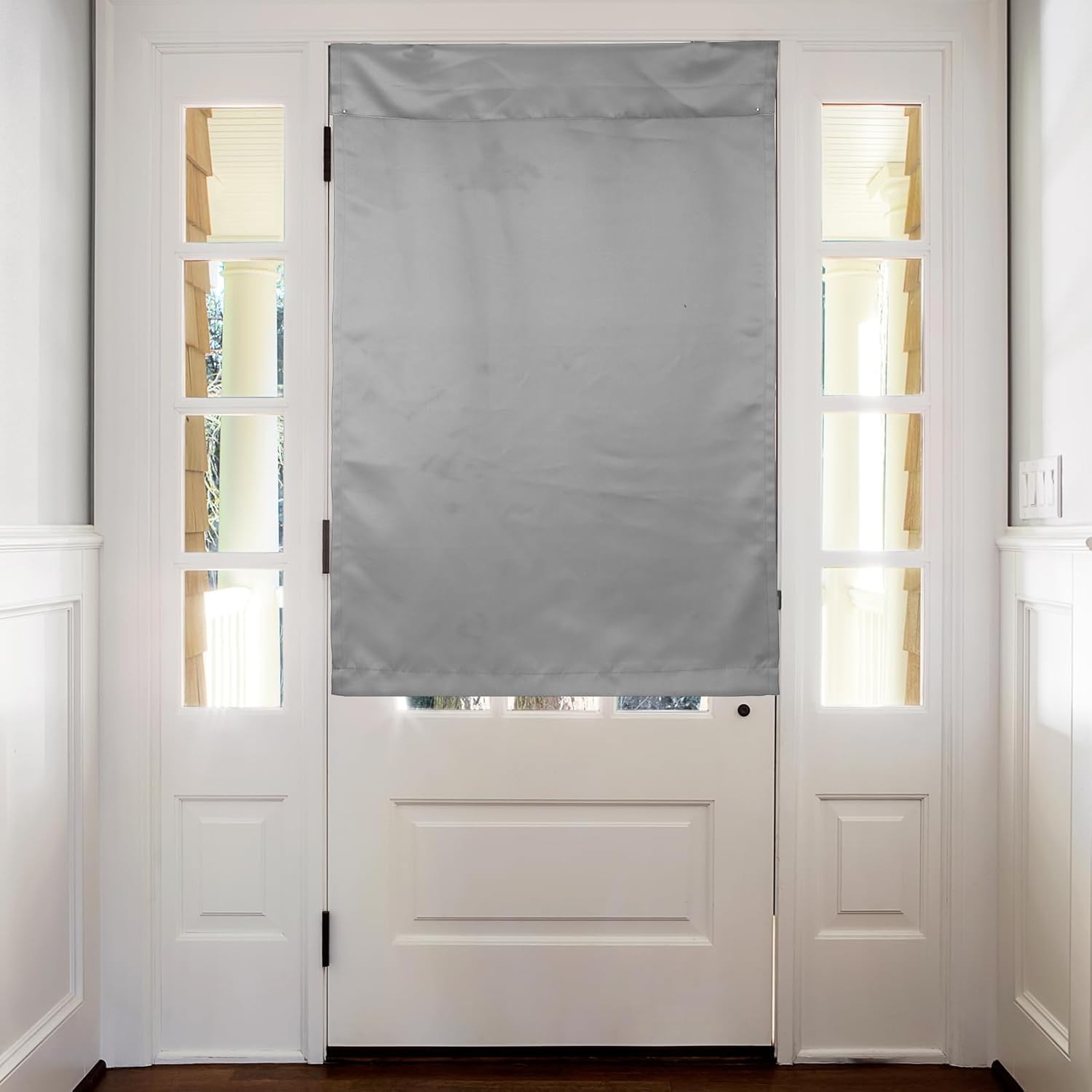 Uxcell Light Gray Side Door Curtain Panel 26x49