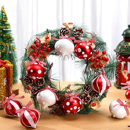 24 Pcs Shatterproof Candy Cane Christmas Ornament Decorations