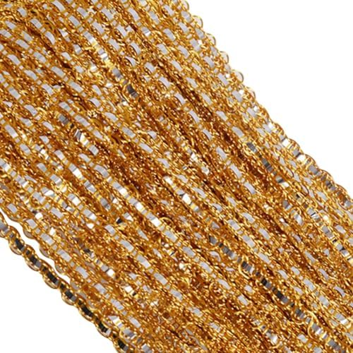 Gold Glitter String Curtain for Home Decor