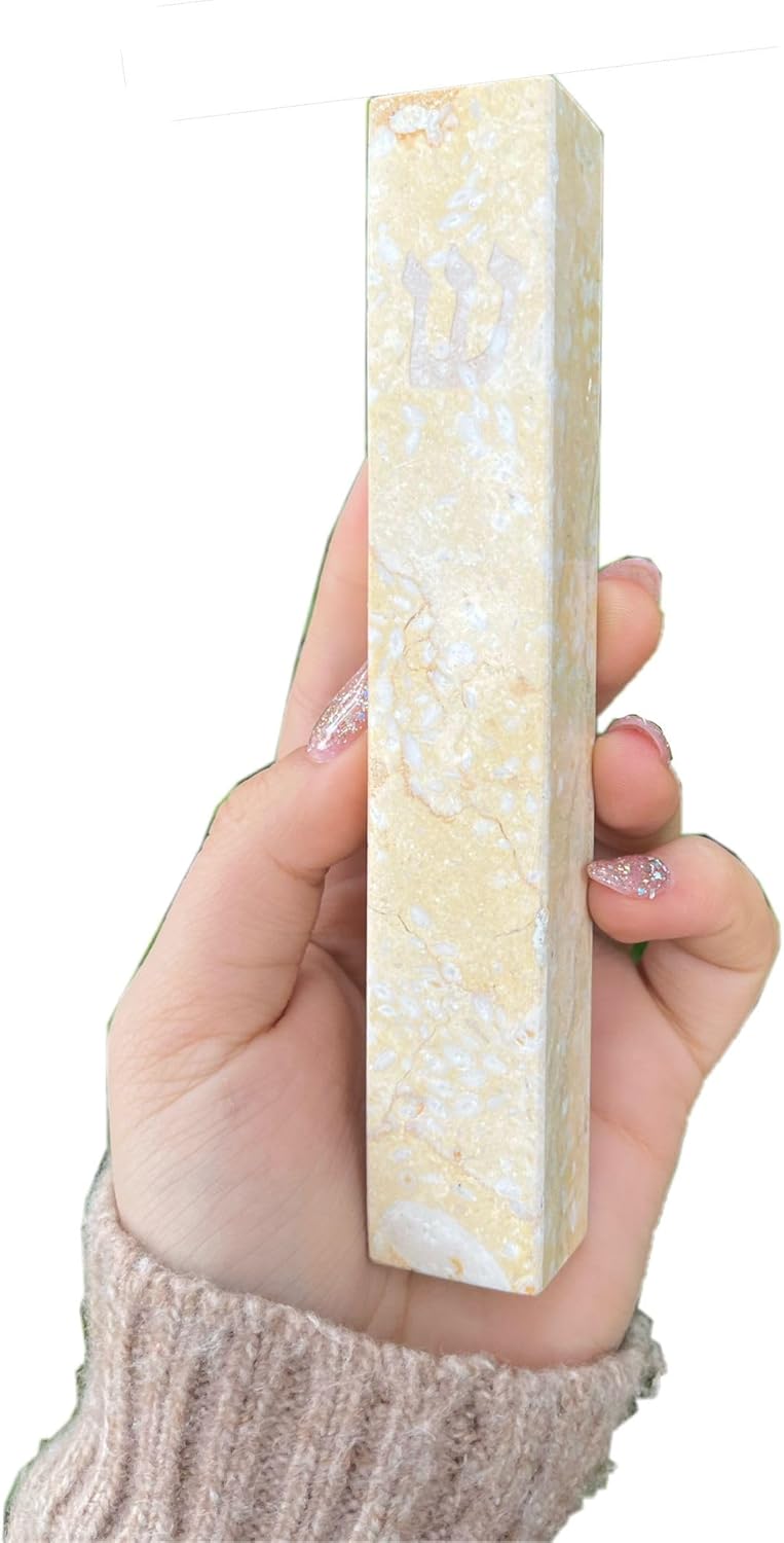 AS Mezuzah Case with Engraved Shin Design