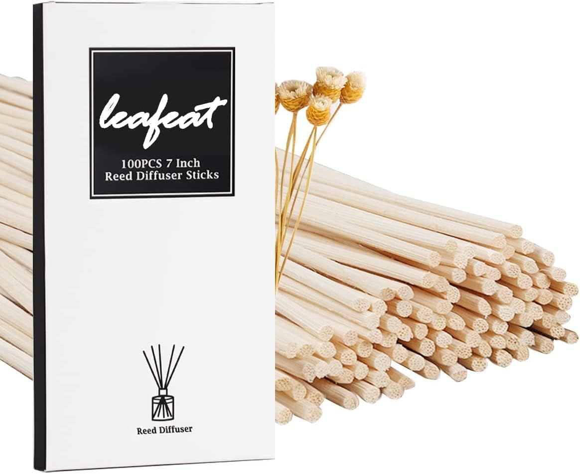 100 Pack Reed Diffuser Sticks 7 Inch Natural Rattan