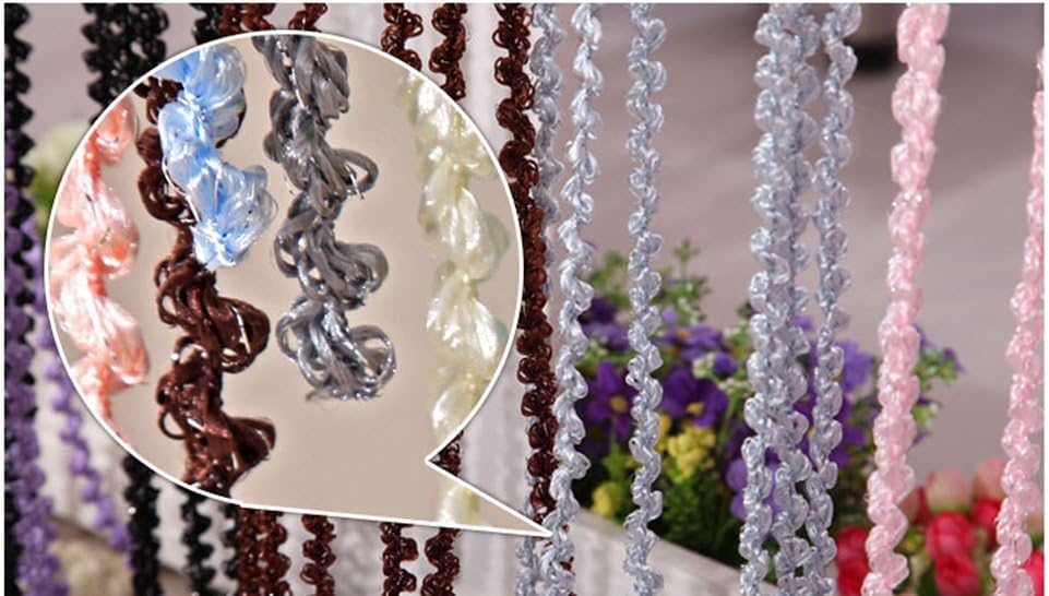 Glitter Thread S Form Curtain Panel 3m x 3m Door Divider