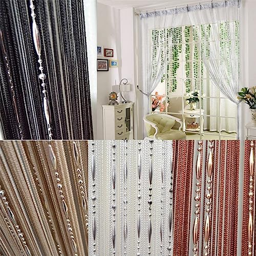 Beaded String Curtains for Door and Window Decor
