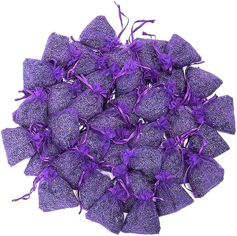 French Lavender Sachets Set of 36 Purple Home Fragrance