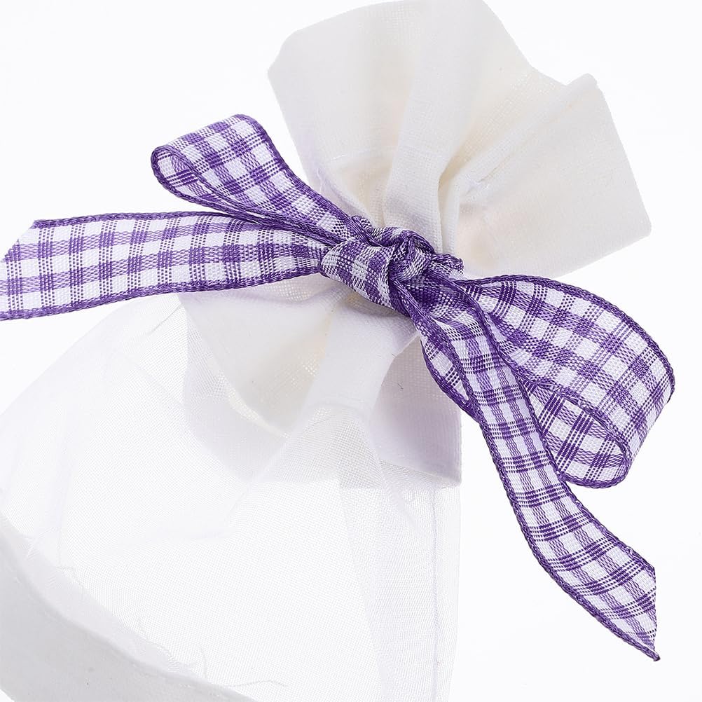 LUOZZY Lavender Sachet Bags with Bowknots 20pcs