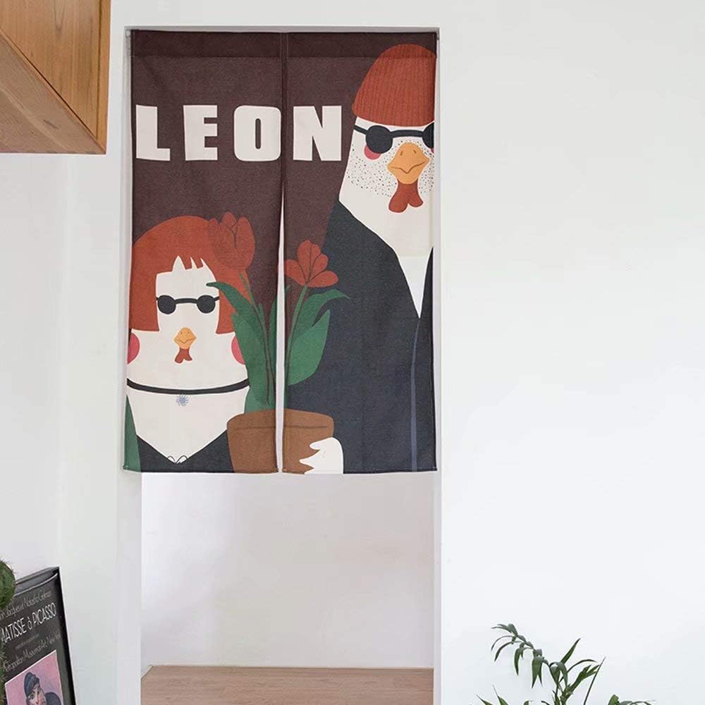 Ofat Home Funny Chicken Doorway Curtain Tapestry 34x47 inch
