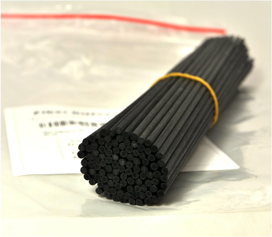 100 Piece Fiber Reed Diffuser Sticks Replacement - Black